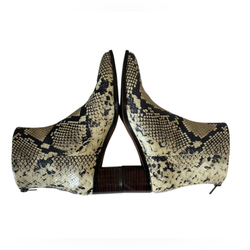Madewell The Essex Ankle Boot in Snake Print - Size 7 - Picture 6 of 11